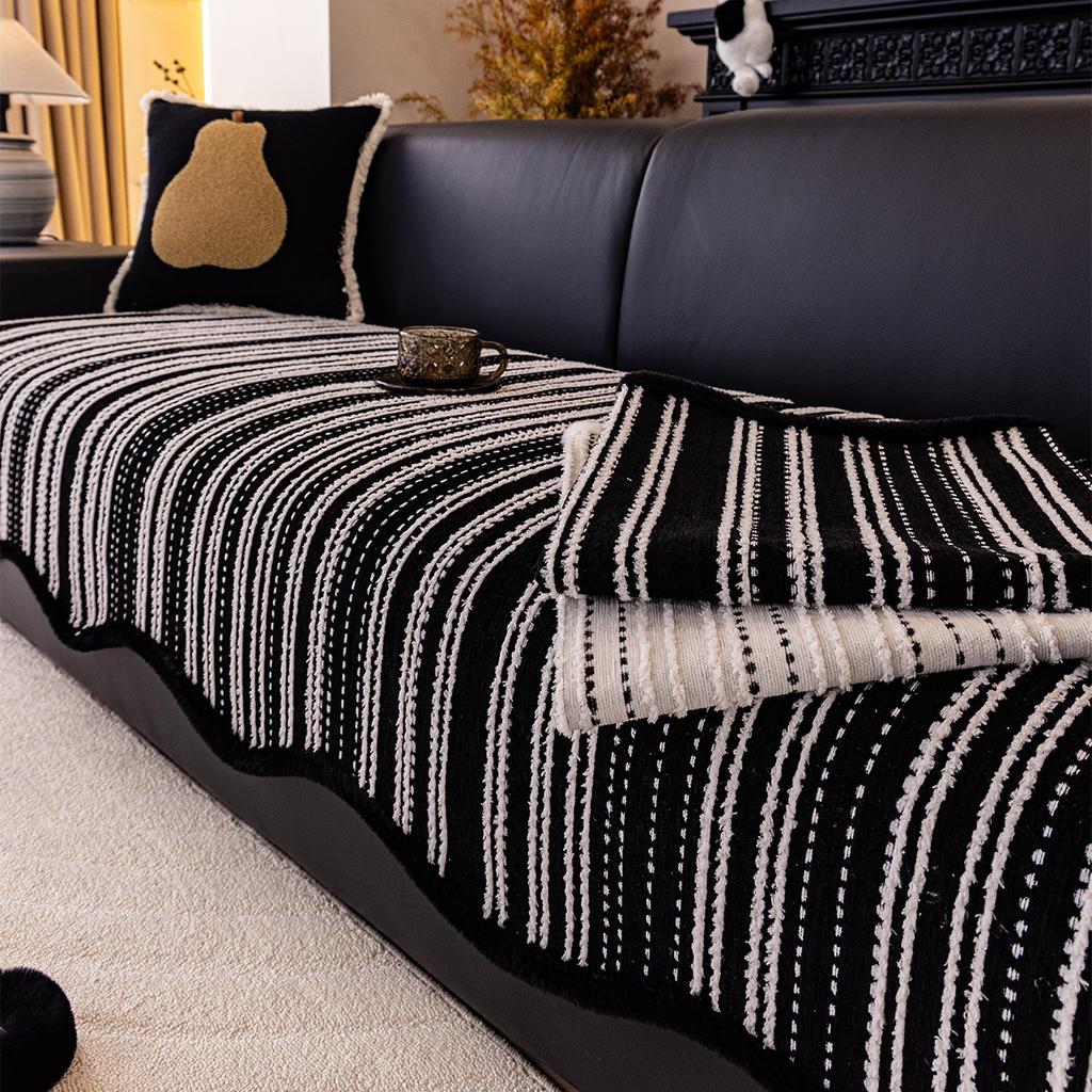 Thickened Sofa Cushion New Four-Season Light Luxury High-End Chenille Seat Cushion Non-Slip Sofa Cover Cover Cloth Towel