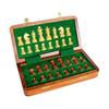 StonKraft Handcrafted Premium Wood 31 X 31 Cm Chess Set - Rosewood Folding Magnet Set with Storage