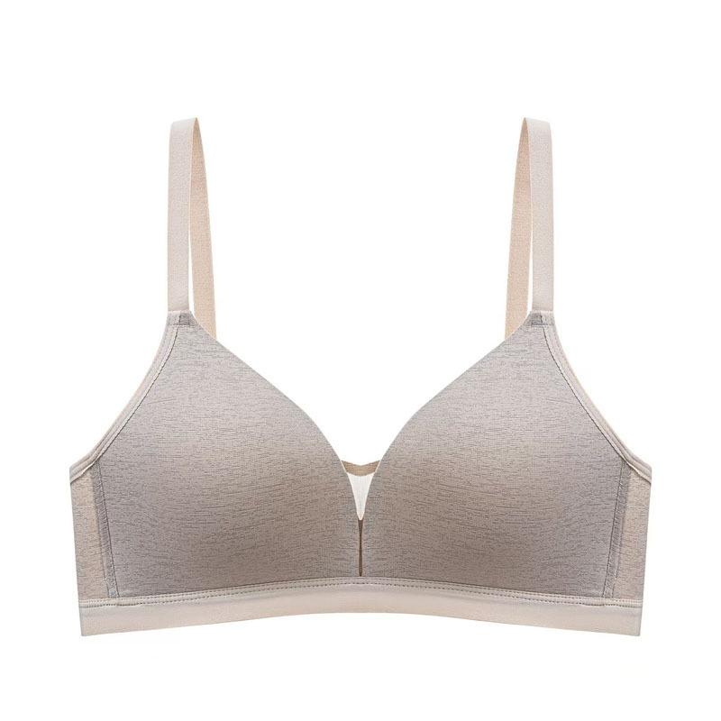 

Бесшовный бюстгальтер пуш-ап для женщин, беспроводной бралетт, удобное мягкое нижнее белье, однотонный простой бюстгальтер 34-40 чашка AB 40/90AB