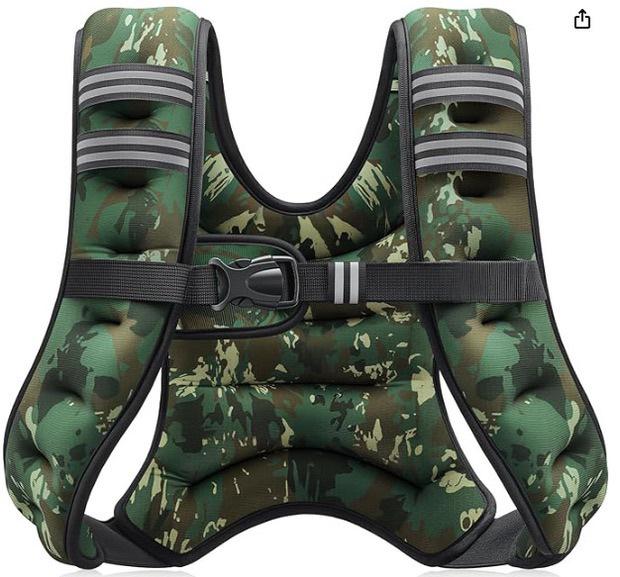 Verstellbare reflektierende Gewichtsweste für das Fitnesstraining