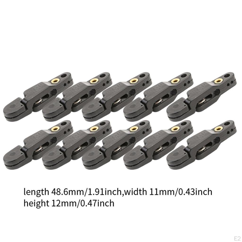 10 Downrigger Release Clips, Quick Line Clips for Planing Board, Trolling Fishing