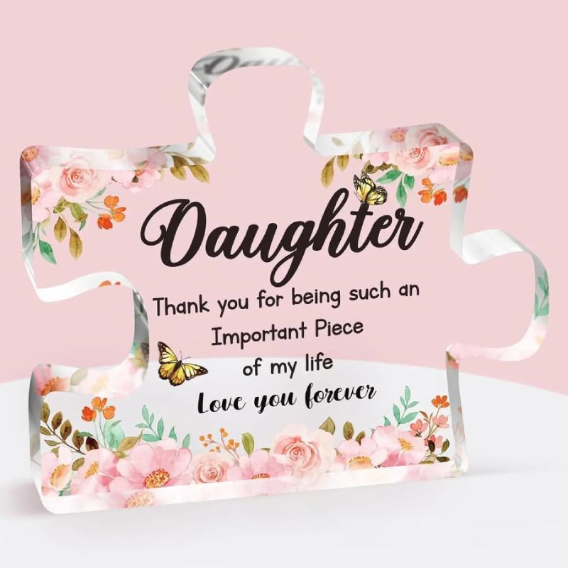 Puzzle Acrylic Engraved Shape Artwork For Birthday Thanksgiving Decorations