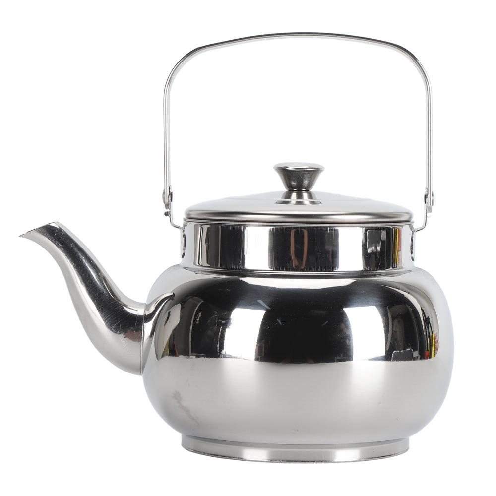 Hammered Finish Stainless Steel Teapot 1L Capacity Stovetop Tea Kettle Serving Tea Pot Home Use