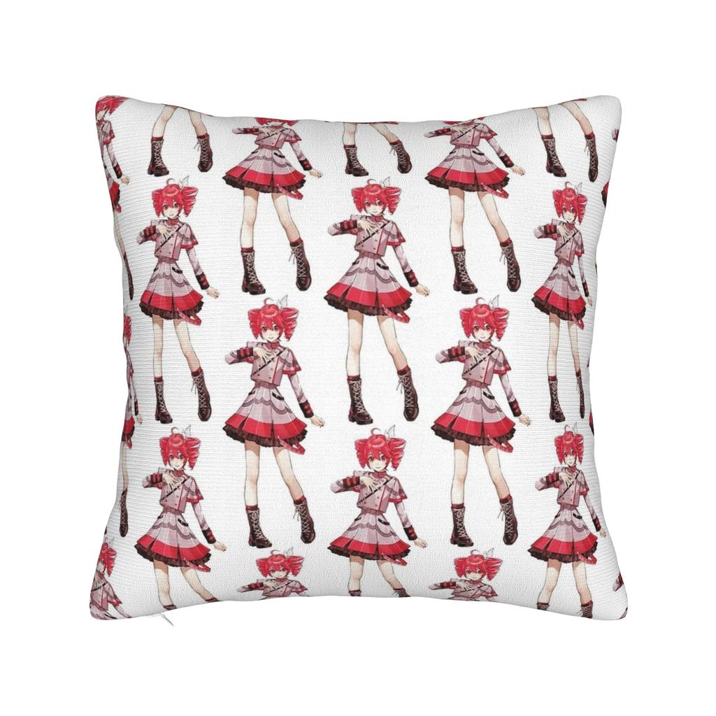Pearto Poteto Anime Kasane Teto Virtual Singer Pillow Cover Square Pillow Case Cushion Cover Pillowcases For Home Decoration