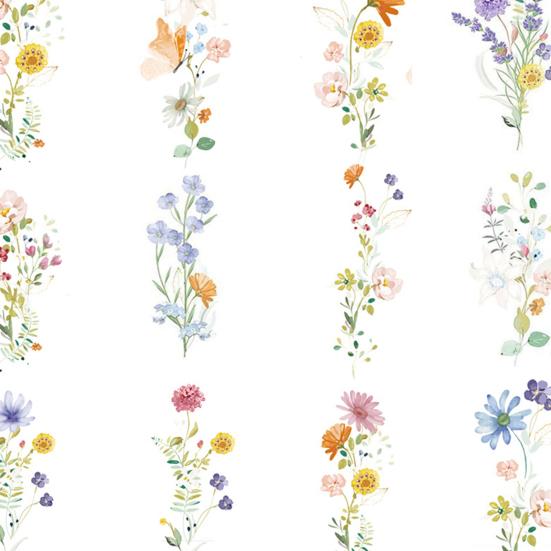 Wildflower Cupcake Toppers Baby Shower Floral Cake Topper Decoration for Baby Shower Birthday Party Supplies