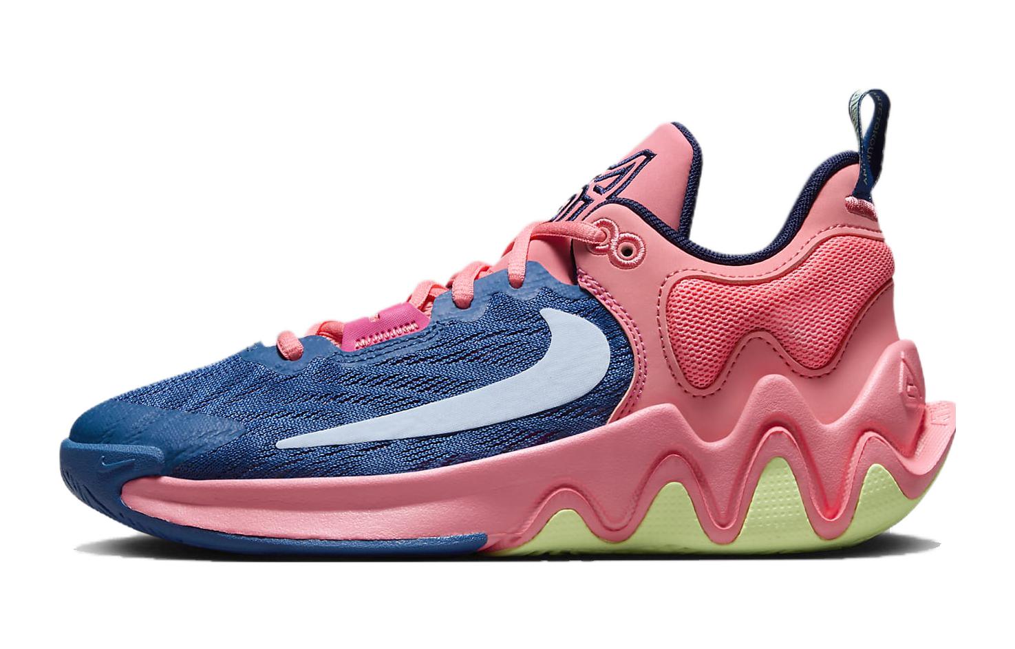 

Nike Giannis Immortality 2 Slip Resistant Abrasion Resistant Low top Children s Basketball Shoes Blue Pink Unisex FQ8168-630 38