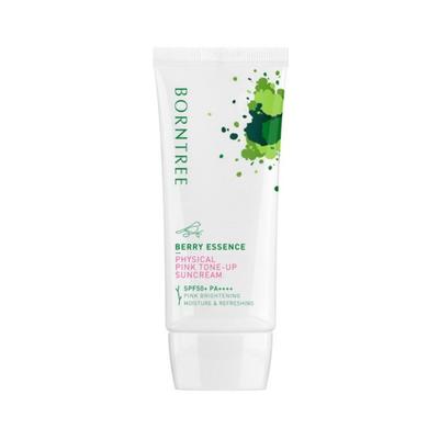Borntree Berry Essence Crema solare rosa tonica SPF50+ PA++++ 50ml*1Pz/2Pz