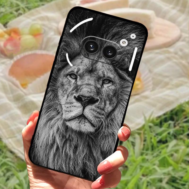 For Nothing Phone 2A Case Cover Silicone Soft Fashion Black Bumper Funda Coque for Nothing Phone 2A Full Protective A142 Capa