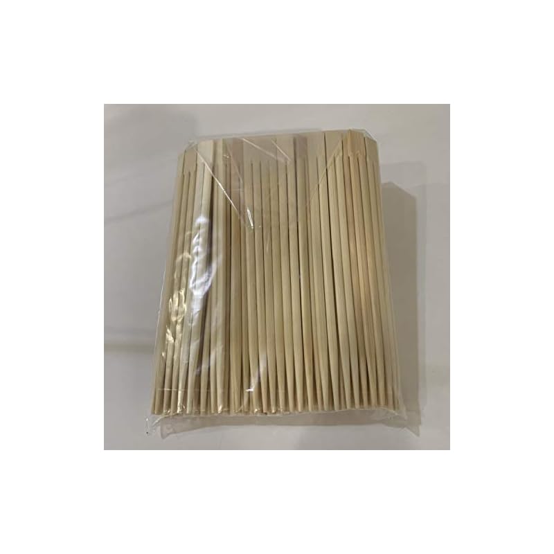 Yanagi Products Disposable Bamboo Chopsticks, Twin-Handled, 21cm, 100 Pairs, with Knots, Large Capacity for Commercial Use, P-421