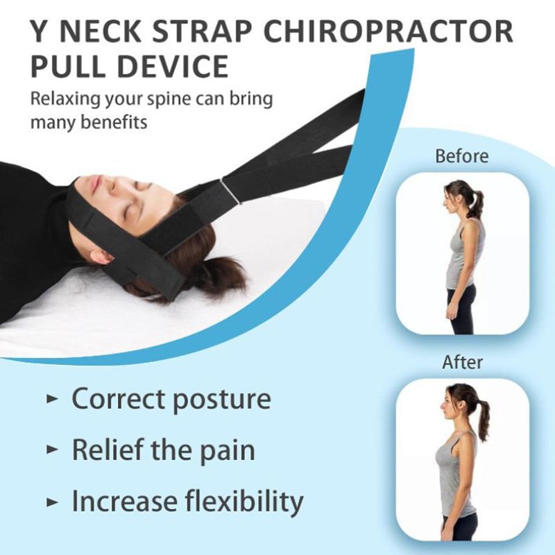 Therapy Neck Strap Neck Fitness Stretcher Strap Decompression Comfortable Handle Cervical Traction Pull Device Health Care Tool