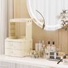 Multi-layer Drawer-type Cosmetics Organizer Makeup Storage Box Dressing Table Dustproof Lipstick Powder Heightened Storage Racks