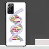 Retro DNA Science Illustration Case For Samsung Galaxy S25 Ultra S21 S22 S23 S24 Ultra S9 S10 S20 Plus S25 FE Phone Cover