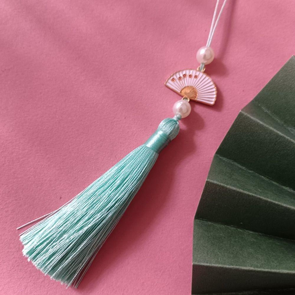 Lucky Bookmark Tassels DIY Crafts Phone Pendant Chain Clothing Pendant Tassel Car Keyring  Earrings