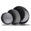 Black Pizza Tray Non-Stick Metal Bakeware Tray Baking Pan Round Oven Vented Tray