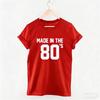 Made In The S Printed TShirt Tops Retro Eighties Simple Fashion Allmatch Unisex Tee Hipster Street Fashion Shortsleev