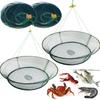 S/L Size Foldable Fishing Net, Portable Crawfish Shrimp Crab Net & Basket Fish Nylon Net Trap For Freshwater & Saltwater Fishing