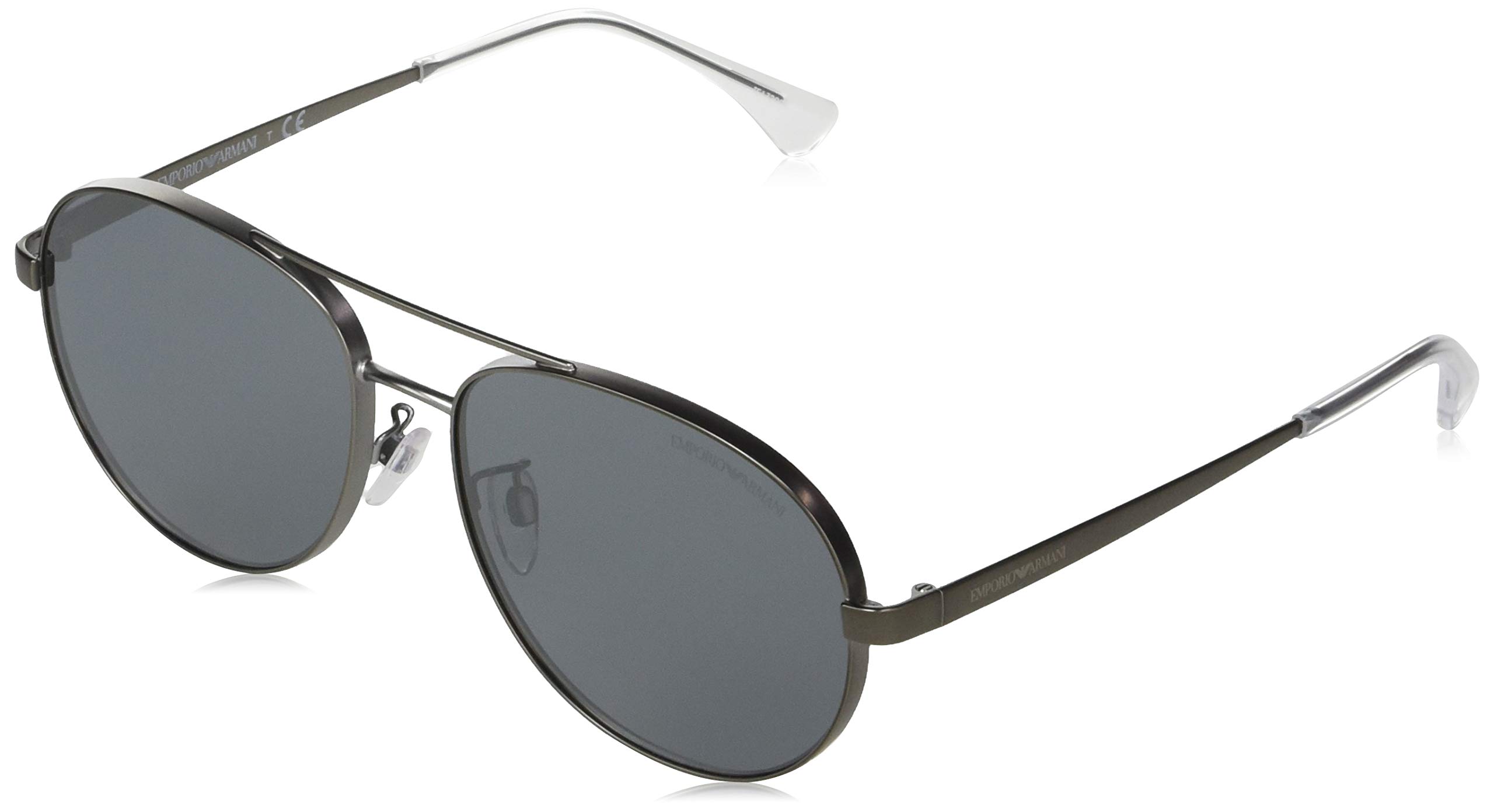 

Солнцезащитные очки 0EA2074D 30036G MATTE MIRROR BLACK Линза 59 [Emporio Armani] GUNMETAL/GREY