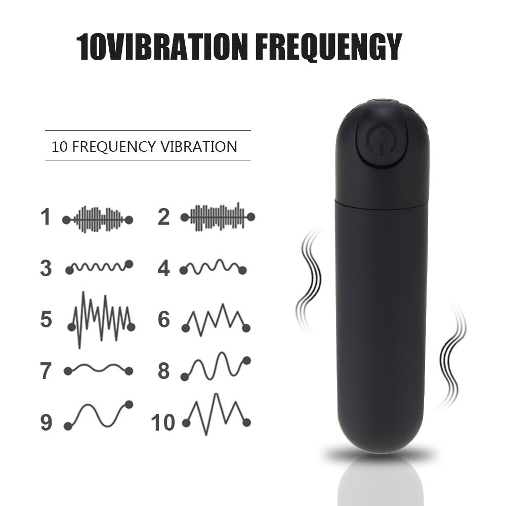 Remote Controller Bullet Vibrator 10 Modes Portable Mini Pocket Vagina Stimulator Waterproof Powerful Adult Sex Toys for Women