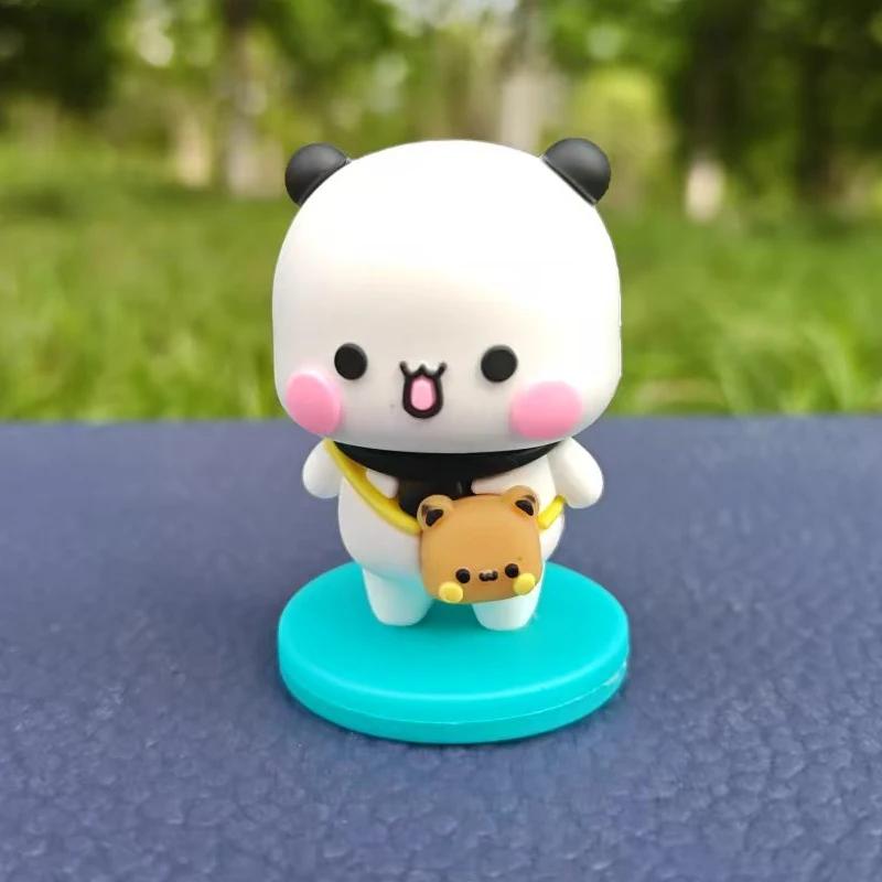 Yier Bubu Dudu Panda Bear Doll Cartoon Anime Souvenir Kawaii Small Gift Miniatures Animal Toy Home Decoration Birthday Gift