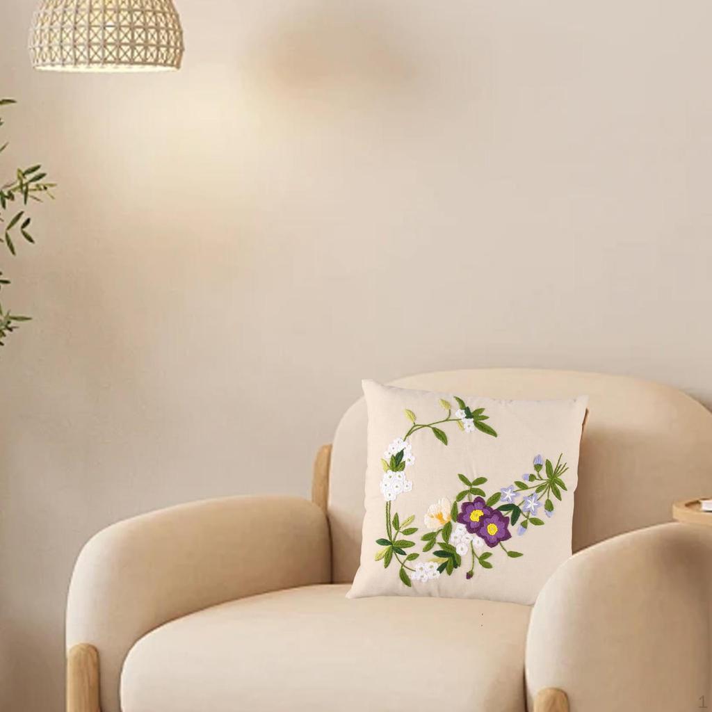 Embroidery Pillow Covers Kit Cross Stitch DIY Crafts Bedroom Decoration Sewing Supplies Cushion