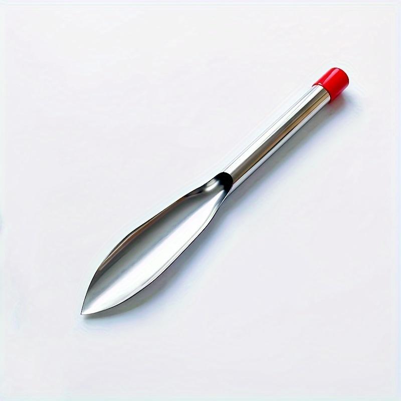 1PC Pointed Stainless Steel Garden Shovel, Garden Digging Wild Vegetables Potted Plants Loosening Soil Planting Flowers Growing Shovel Tool