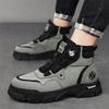 Autumn Shoes for Men Short Boots High Tops Leather Casual Shoes Fashion Desert Ankle Boots