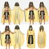 Egyptian Pharaoh Cos Costume For Adults Perfect For Halloween Party Polyester Fiber Material