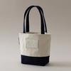 Canvas mini tote bag_navy