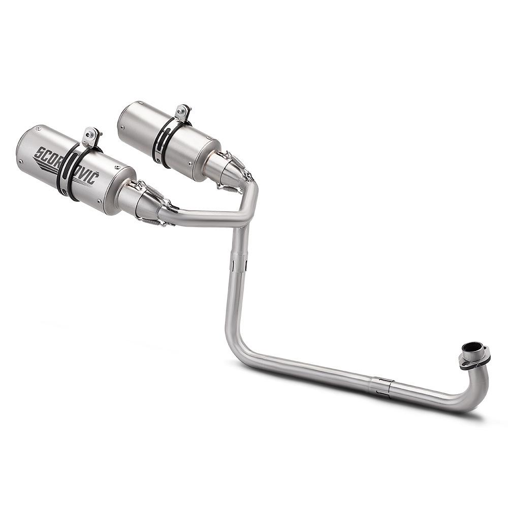 MSX125 Motorcycle Exhaust System: Full Exhaust Pipe & Muffler for 2012-2020 Models