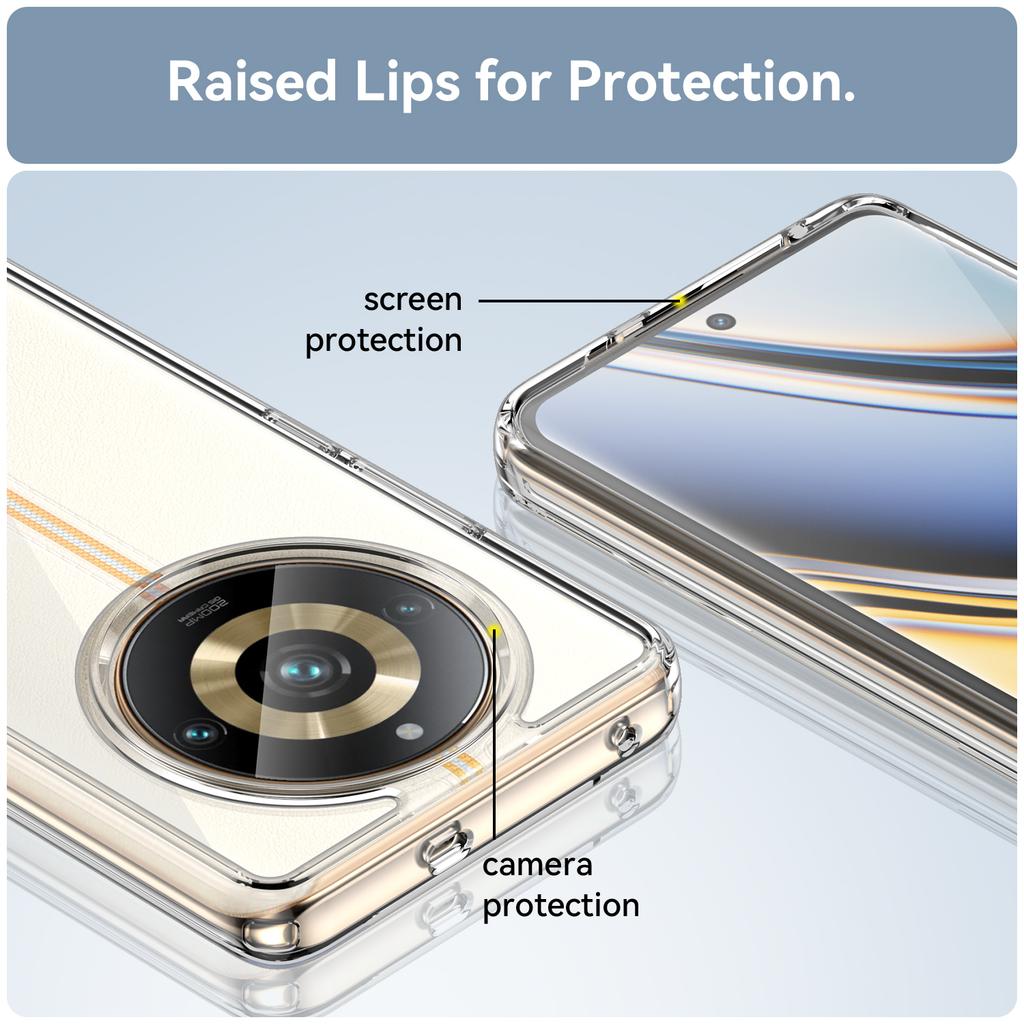 For Realme 11 Pro 5G/11 Pro+ 5G/Narzo 60 Pro 5G TPU+Acrylic Case Mobile Phone Back Protector Cover
