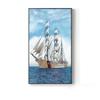 Sailboat Backlight Posters and Prints Ocean Landscape Canvas Paintings Wall Art Picture Home Decor for Living Room Bedroom