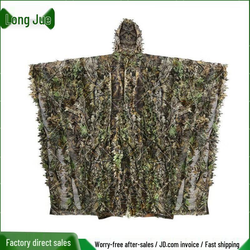 Traje Ghillie de camuflaje con hoja de arce 3D
