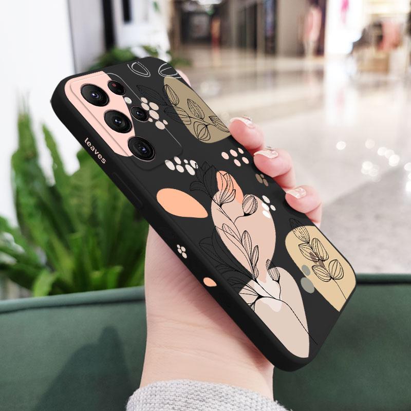 

Simplicity Plants Phone Case For Samsung Galaxy S25 FE S24 S23 S22 S21 S20 Ultra Plus S10 S9 S10E Note 20 ultra 10 9 Plus Cover Galaxy S25