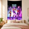 Kpop Dämonenjäger Wandteppich hohe Qualität zur Dekoration von Wohnzimmer Schlafzimmer Studentenwohnheim Wänden ideal als Schlafzimmer Wandkunst oder Weihnachtsgeschenk