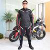 Mens Motorcycle Riding Jacket Pants Set Protective Gear Anti-Fall Breathable Nylon Racing Suit Street Sport Touring