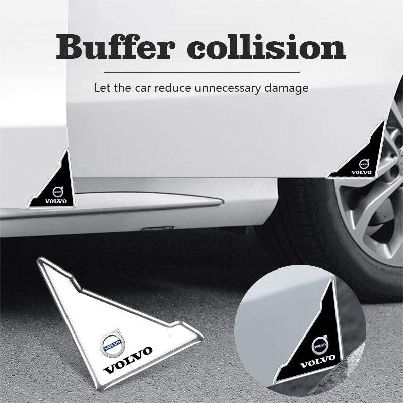 4PCS Car Door Anti-collision Corner Protectors Stickers For Volvo Xc60 Xc90 V40 V60 S60 V50 V90 S80 C40 XC40 V70 XC70 C30 C70
