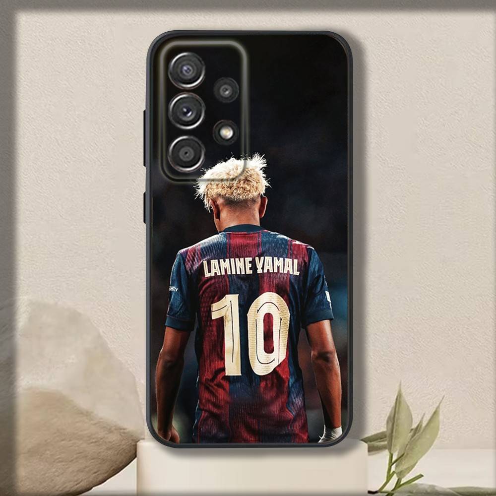 L-Lamine Yamals Nr. 10 Handyhülle Für Samsung S 25,24,23,22,30,21,10,9,Ultra,Plus,Lite,FE,4,5 G Weiche Schwarze Hülle
