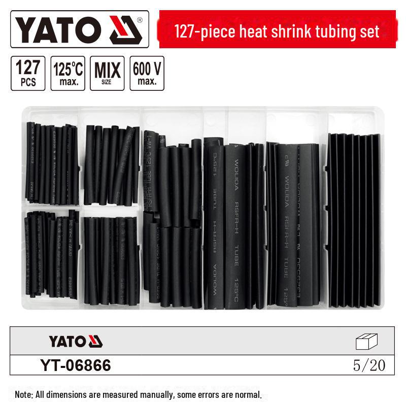 

Набір термозбіжної трубки YATO: Ізоляційні гільзи та дротові з єднувачі