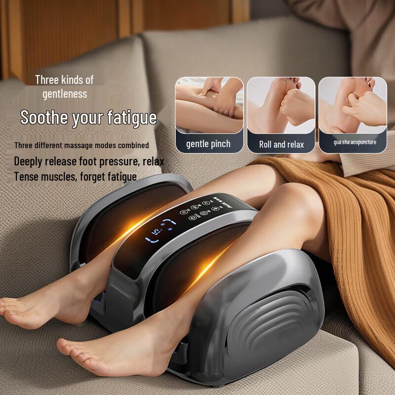 AUX Leg & Foot Massager with Heat Therapy CN plug (adapter included)