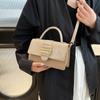 This year's popular fashion Korean version of temperament handbag 2025 spring new niche design casual trend small square bag