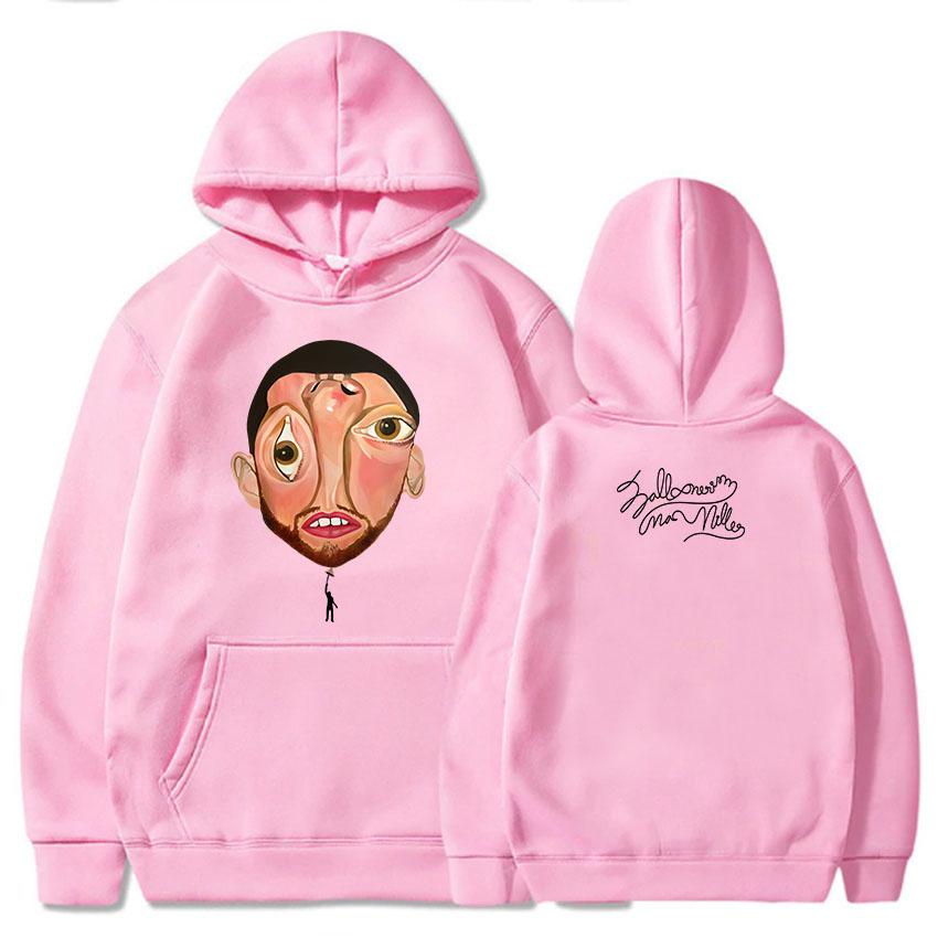 

MaccMiller Альбом Balloonerism Печать Толстовки Мужские Хип-Хоп Унисекс Уличная Одежда Новая Мода Пуловеры Графический Принт Свитшот 3XL