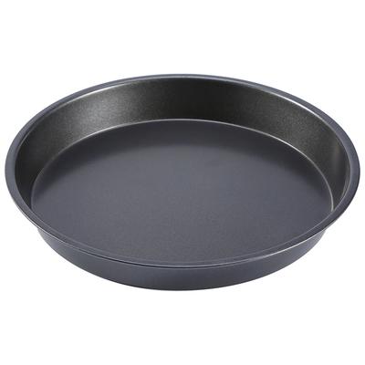 Teglia rotonda antiaderente per pizza in acciaio al carbonio da 9 pollici, adatta per forno a microonde, teglie, teglie per torte
