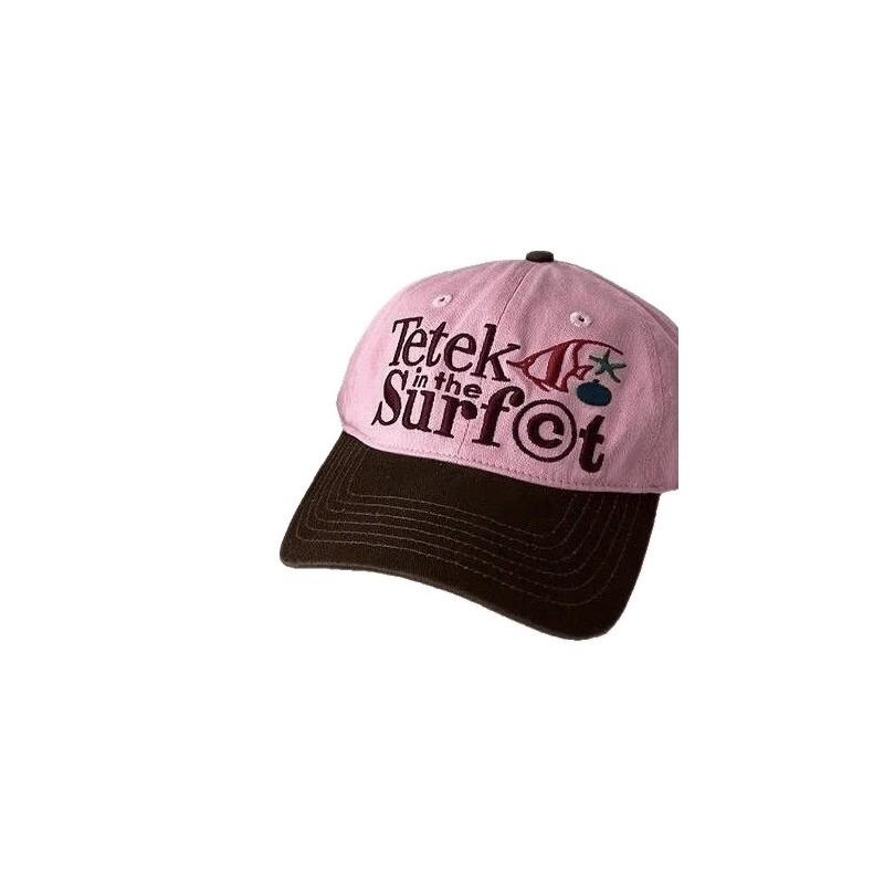 Spring Summer Retro Letter Embroidery Baseball Hat With Breathable Cotton And Curved Brim
