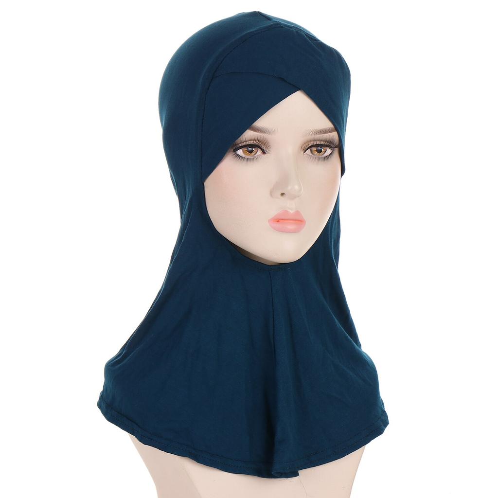 Forehead Cross Muslim Women Full Cover Inner Hijab Cap