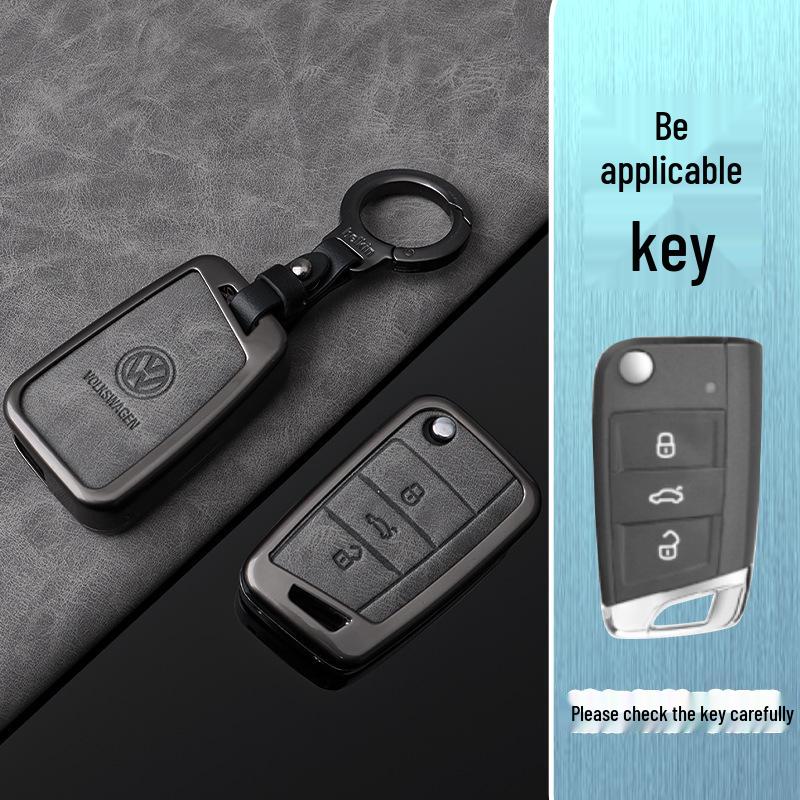Compatible Volkswagen 14-20 Key Case: Zero Degree Bora Tayron Tiguan L Protective Car Key Shell