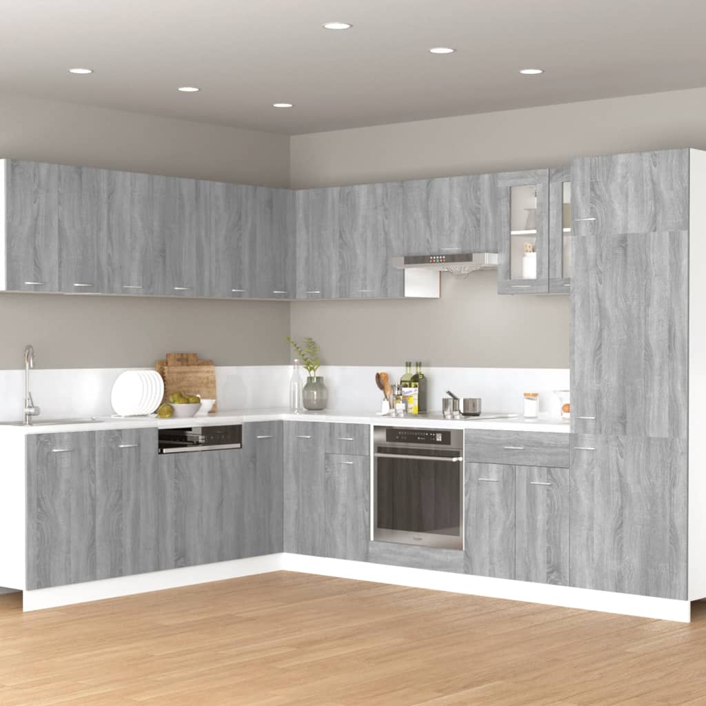 Vidaxl Wall Cabinet, Sonoma Oak Grey, 60X31X40 Cm