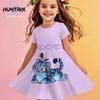Kpop Demon Hunters Girls Toddler Dress Summer Kids Cartoon Anime Princess Beach Outfit Casual Nightgown