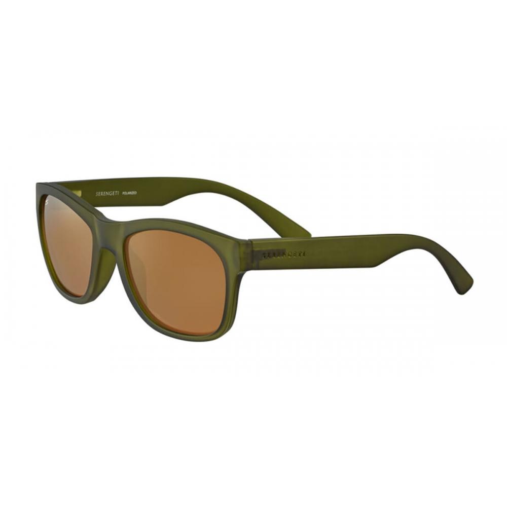 

Serengeti Polarized Sunglasses Ss557002 Rubber Khaki Green/56-20-135