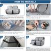 2 Seat Non-Slip Recliner Chair Cover Sofa Slipcover Reversible Pet Cover Protector Couch Cover