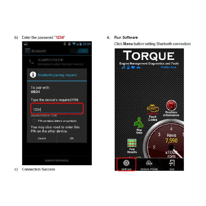 ELM327 Diagnostikadapter Super Mini ELM 327 BT För Android Torque OBDII Kodläsare OBD2 Bilskanner för Android/PC